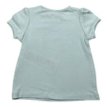 Guess T-Shirt Girocollo Tinta Unita con Logo per Neonata A5RI03K6YW4XX VERDE ACQUA GUESS 