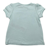 Guess T-Shirt Girocollo Tinta Unita con Logo per Neonata A5RI03K6YW4XX VERDE ACQUA GUESS 