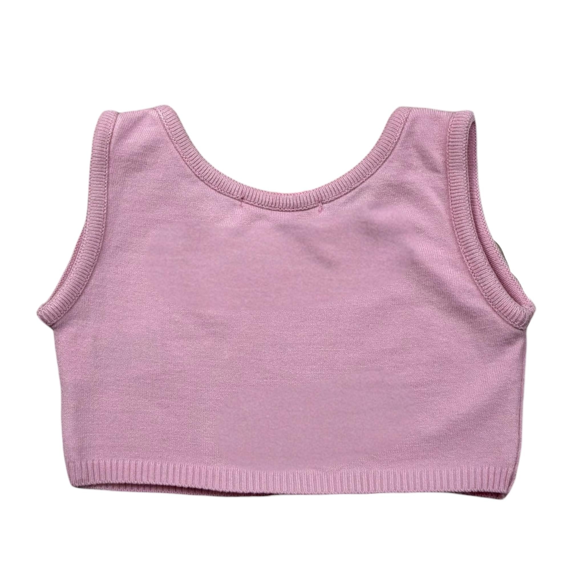 Vicolo Top Giromanica Tinta Unita per Bambina 3146WY00312XJ ROSA VICOLO 