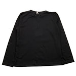 DIXIE shirt girocollo tinta unita con stampa in contrasto Nero per Bambina ML34030G67 NERO DIXIE 