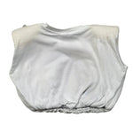 Naice T-Shirt Girocollo Tinta Unita con Applicazioni per Bambina 24156 BIANCO NAICE 