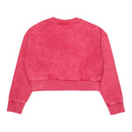 Diesel Felpa Chiusa Girocollo Tinta Unita con Logo per Bambina J02256 FUXIA DIESEL 