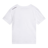 Karl Lagerfeld T-Shirt Girocollo Tinta Unita con Taschino per Bambino Z30423 BIANCO KARL LAGERFELD 
