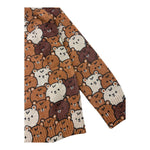 SAINT BARTH maglia tinta unita girocollo con stampa Beige per Bambino BABYBEARS BEIGE SAINT BARTH 