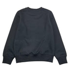 MOSCHINO felpa girocollo tinta unita con stampa Nero per Bambino HWF08V NERO MOSCHINO 