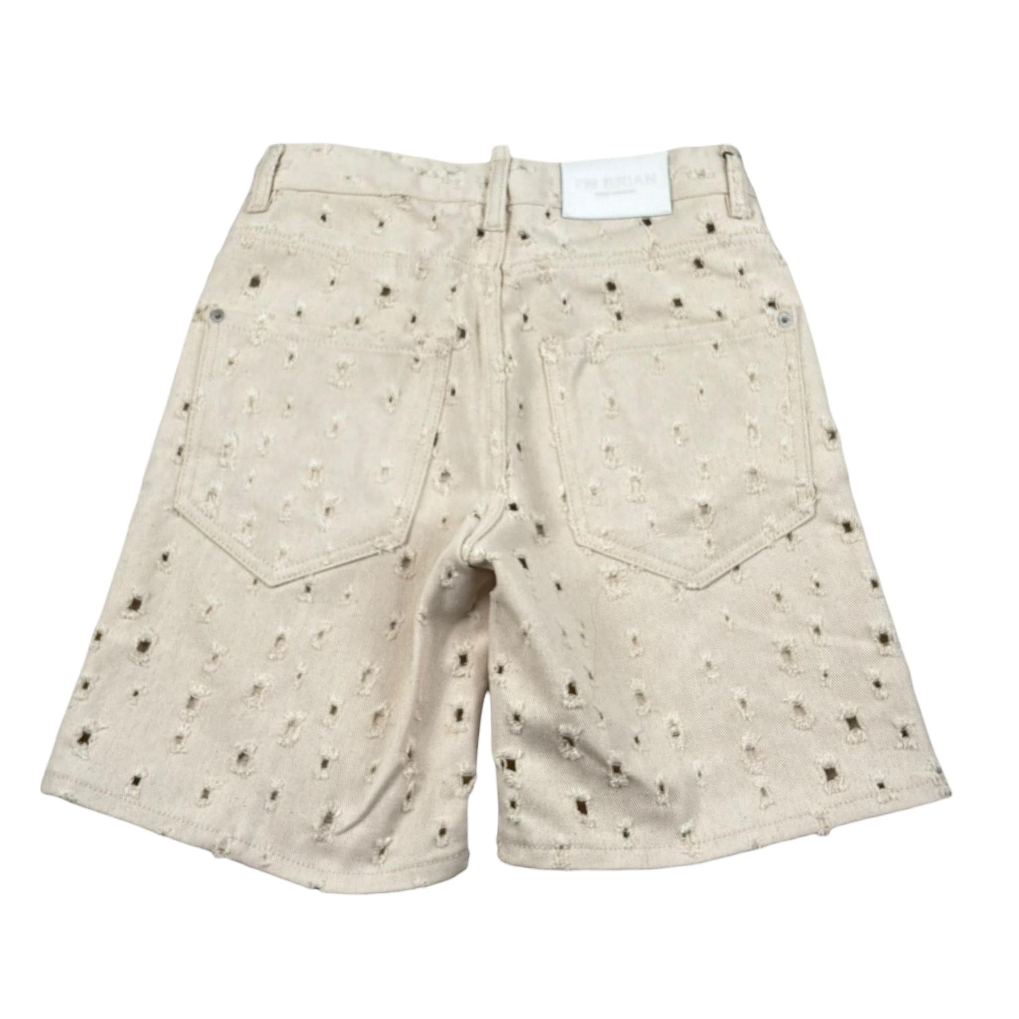 I'M Brian Bermuda Tinta Unita con Girovita Regolabile per Bambino KEVINX BEIGE I'M BRIAN 