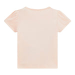 Guess T-Shirt Girocollo Tinta Unita con Logo per Neonata K5RI07K6YW4XXN ROSA GUESS 