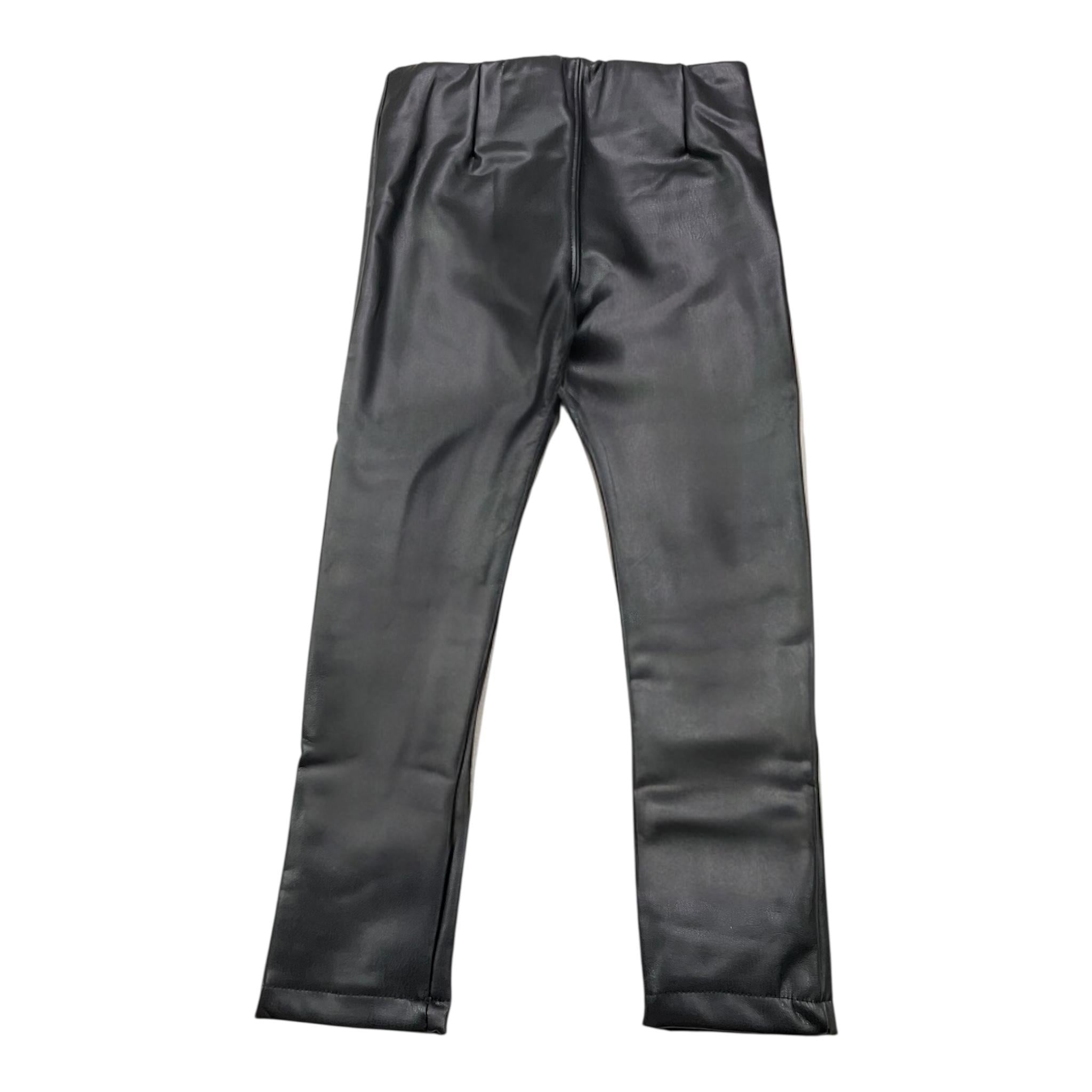 MAYORAL leggins in ecopelle tinta unita Nero per Bambina 4701X NERO MAYORAL 