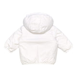 K-WAY giubbino tinta unita con cappuccio in contrasto Bianco per Neonato K61157W BIANCO K-WAY 