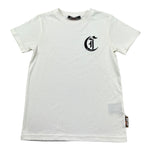 Just Cavalli T-Shirt Girocollo Tinta Unita con Stampa In Contrasto per Bambino JBP26018TS PANNA JUST CAVALLI 