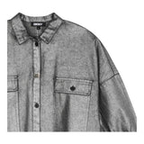 DKNY camicia tinta unita con bottoni Grigio per Bambina D60263 GRIGIO DKNY 
