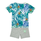Guess Complet 2 Pezzi T-Shirt-Bermuda Bicolore per Neonato I2GG00K8HM3 BIANCO GUESS 