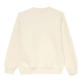 DISCLAIMER felpa tinta unita girocollo con stampa Panna per Bambino 24IDK58231 PANNA DISCLAIMER 