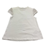 Mayoral T-Shirt Girocollo Tinta Unita con Stampa Orso per Neonata 1070 BIANCO MAYORAL 
