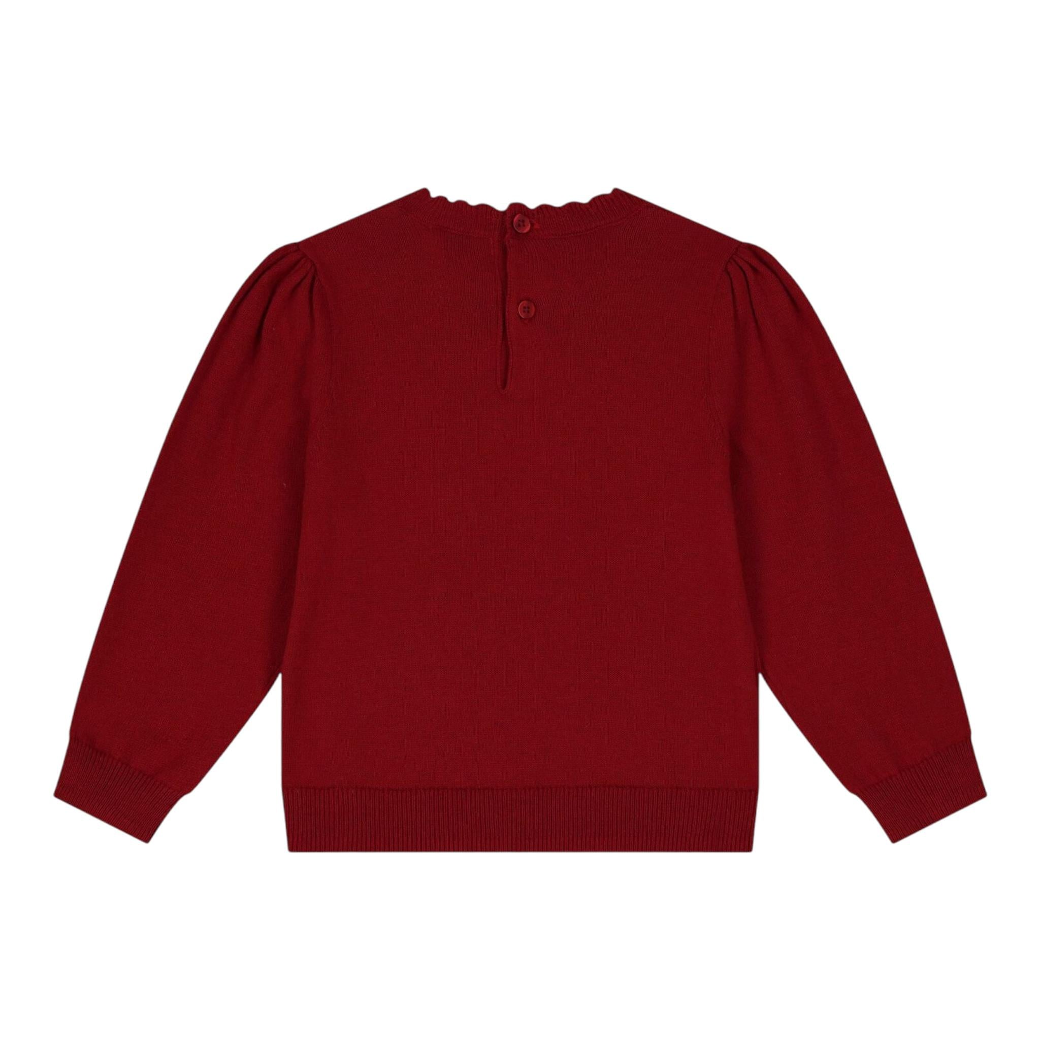 MAYORAL maglia girocollo tinta unita con ricami Rosso per Neonata 2322 ROSSO MAYORAL 