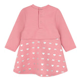 MICHAEL KORS abito manica lunga tinta unita Rosa per Neonata R30127 ROSA MICHAEL KORS 