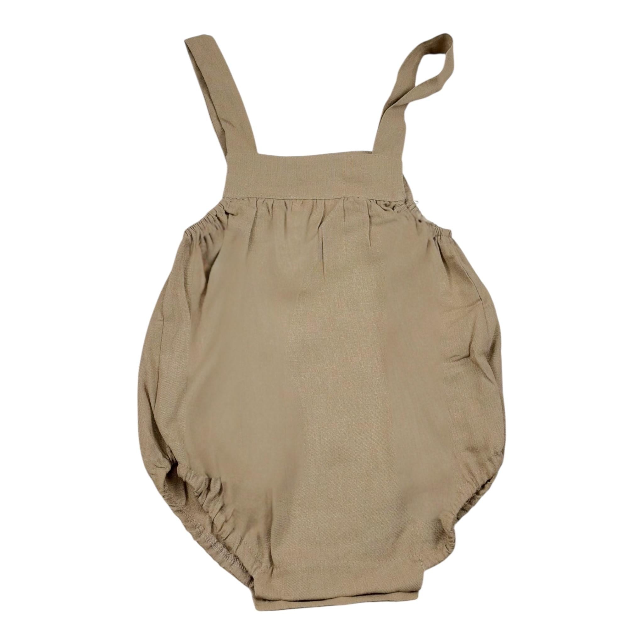Bear Completo 2 Pezzi Camicia-Salopette Bicolore per Neonato 03 BIANCO/BEIGE BEAR 