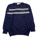 CESARE PACIOTTI maglia girocollo tinta unita con logo Blu per Bambino MGP5355B BLU CESARE PACIOTTI 