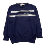 CESARE PACIOTTI maglia girocollo tinta unita con logo Blu per Bambino MGP5355B BLU CESARE PACIOTTI 