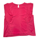 Dixie Einfarbige Fuchsia Halbarm-Shirts für Mädchen
