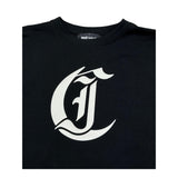 Just Cavalli T-Shirt Girocollo Tinta Unita con Stampa per Bambino JBP26014TS NERO JUST CAVALLI 