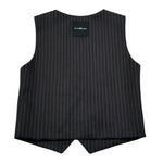 John Richmond Gilet Tinta Unita con Bottoni per Bambino RBP26079GT NERO JOHN RICHMOND 
