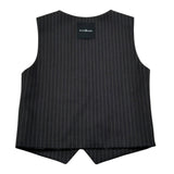John Richmond Gilet Tinta Unita con Bottoni per Bambino RBP26079GT NERO JOHN RICHMOND 