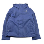 K-WAY giubbino tinta unita con zip e cappuccio Blu per Bambino K1128FW BLU K-WAY 