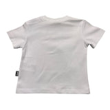 Daniele Alessandrini – Einfarbiges T-Shirt mit Rundhalsausschnitt und weißem Aufdruck für Neugeborene