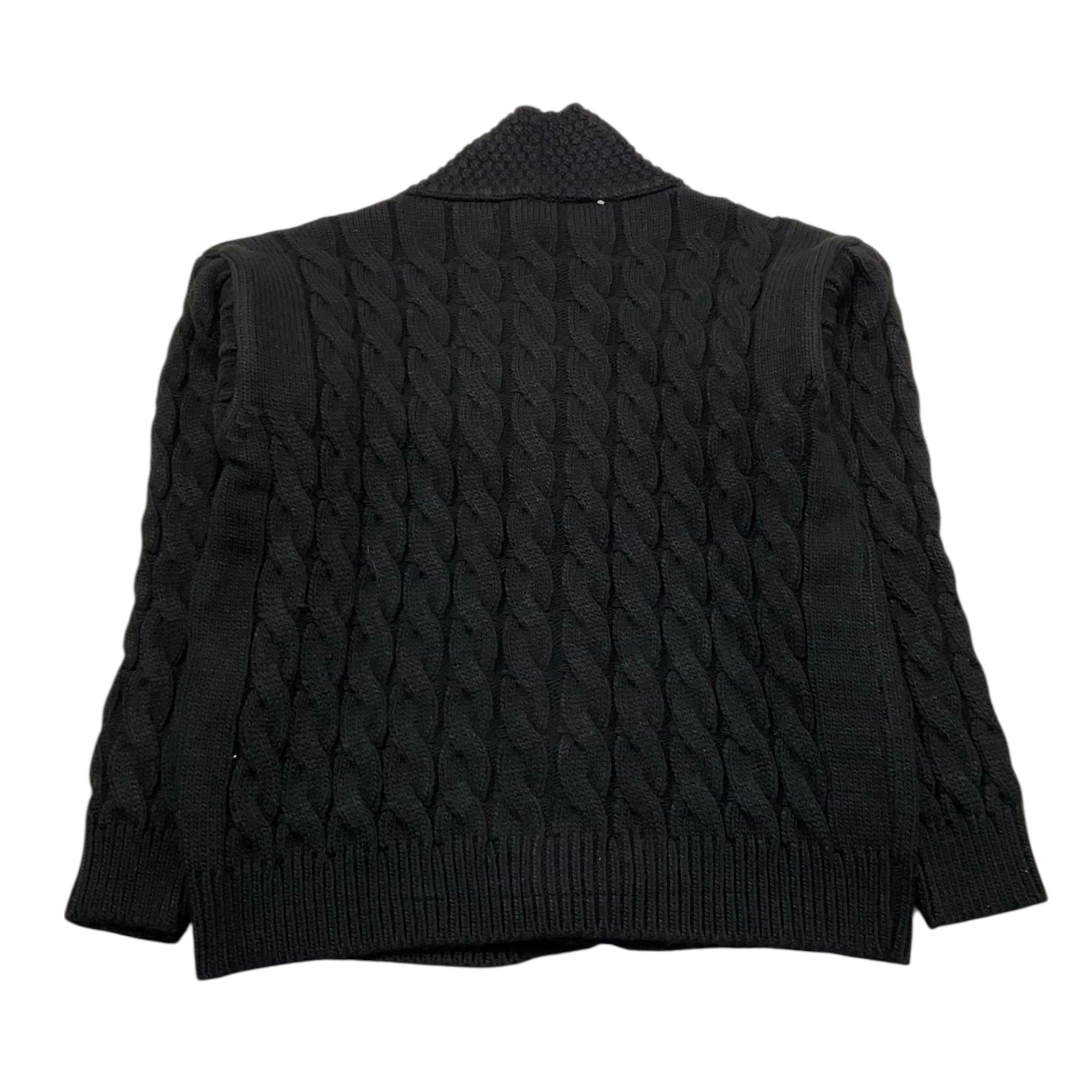 OFFICINA MILANESE cardigan tinta unita scollo a v Nero per Bambino JCARDIGAN NERO OFFICINA MILANESE 