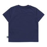 K-Way T-Shirt Girocollo Tinta Unita con Logo per Neonato K11613WXX BLU K-WAY 