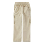 Calvin Klein Pantalone Tinta Unita con Elastico In Vita per Bambino IB0IB02502 BEIGE CALVIN KLEIN 
