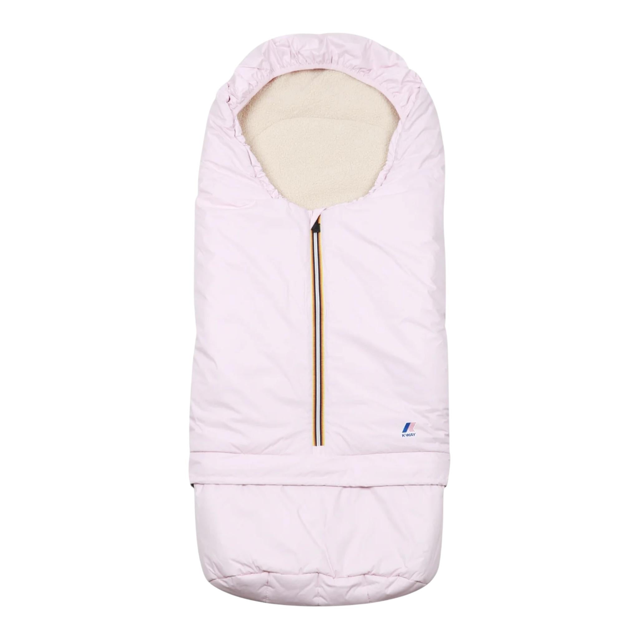 K-WAY sacca tinta unita con cappuccio Rosa per Neonata K51281W ROSA K-WAY 