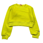 Patrizia Pepe Felpa Girocollo Tinta Unita per Bambina GA5009 GIALLO PATRIZIA PEPE 