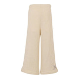 DOU DOU pantalone tinta unita modello a zampa Panna per Bambina DV6B30XX PANNA DOU DOU 