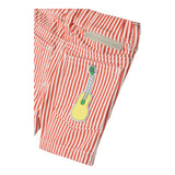 Stella Mccartney Bermuda-Streifenmuster mit elastischer Taille Rot für Neugeborene