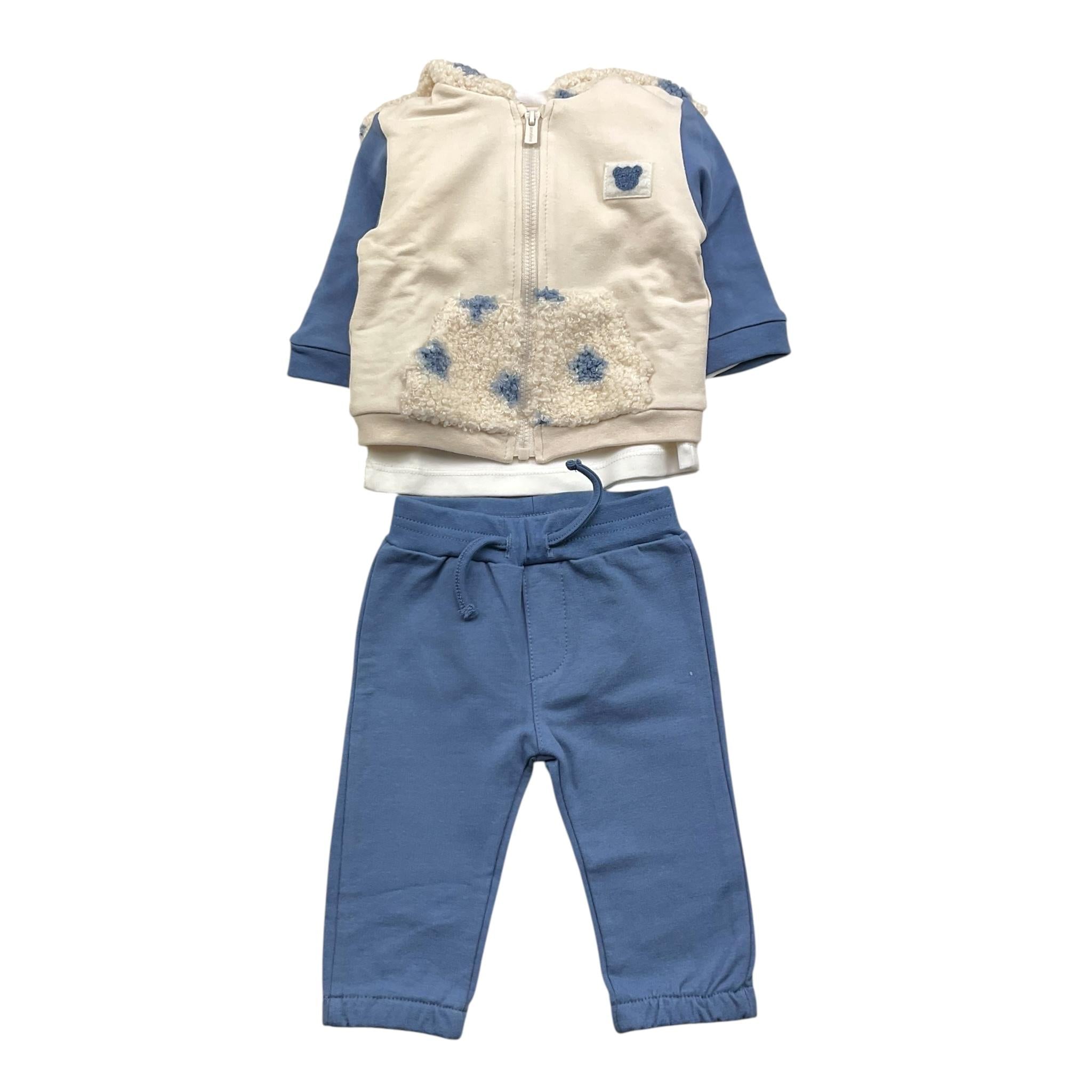 MAYORAL completo 3pz felpa-pantalone-shirt Panna per Neonato 2629 PANNA MAYORAL 
