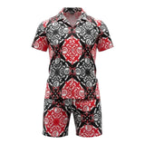 Just Cavalli Completo 2 Pezzi Camicia-Bermuda Stampa Fantasia per Bambino JBP26060CE MULTICOLOR JUST CAVALLI 