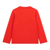GUESS shirt girocollo tinta unita con stampa Rosso per Bambino N4YI01K8HM4J ROSSO GUESS 