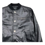 JOHN RICHMOND chiodo in pelle tinta unita con  bottoni Nero per Bambino RBA25230GB NERO JOHN RICHMOND 