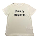 Dou Dou T-Shirt Girocollo Tinta Unita con Stampa per Bambina DW8P81 BIANCO/NERO DOU DOU 