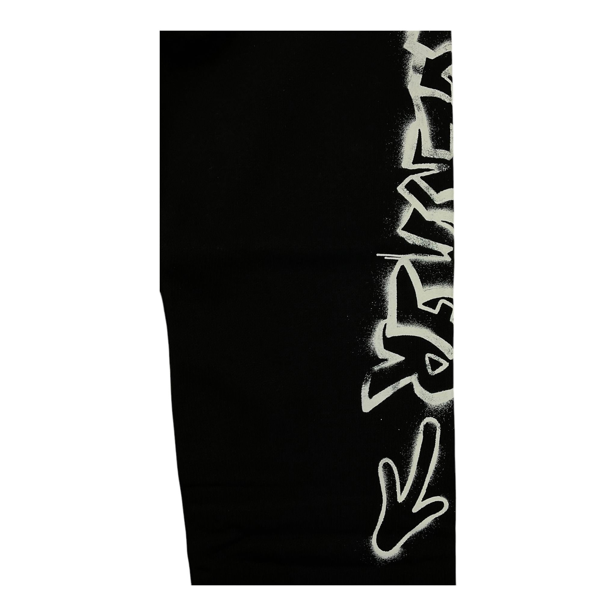 DISCLAIMER pantalone modello tuta tinta unita con stampa Nero per Bambino 24IDK58203 NERO DISCLAIMER 