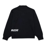 DSQUARED2 maglia tinta unita girocollo con stampa Nero per Bambino DQ2453X NERO DSQUARED2 