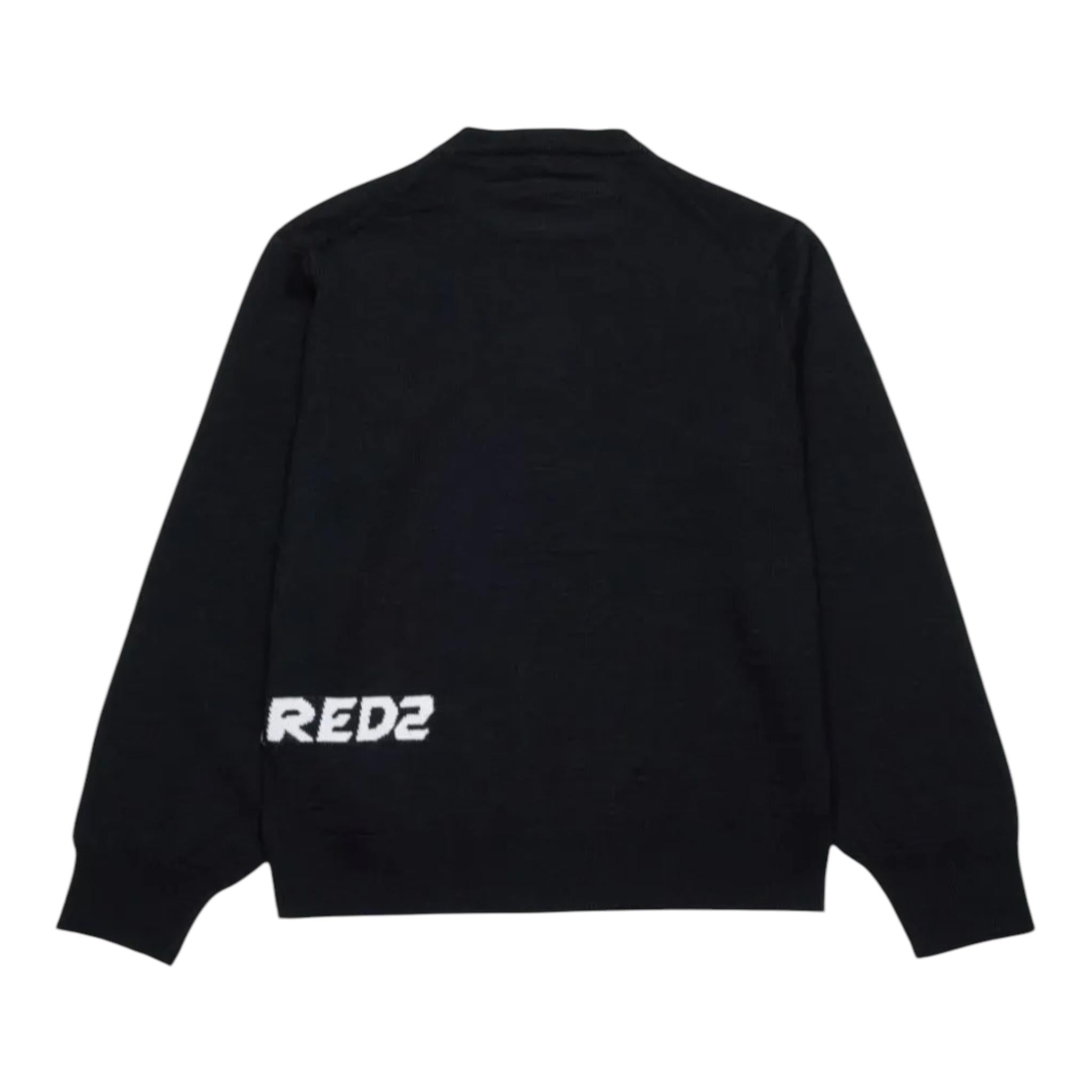 DSQUARED2 maglia tinta unita girocollo con stampa Nero per Bambino DQ2453X NERO DSQUARED2 