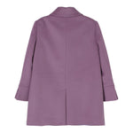 MAX&Co. cappotto tinta unita con bottoni Viola per Bambina MX0093 VIOLA MAX&Co. 