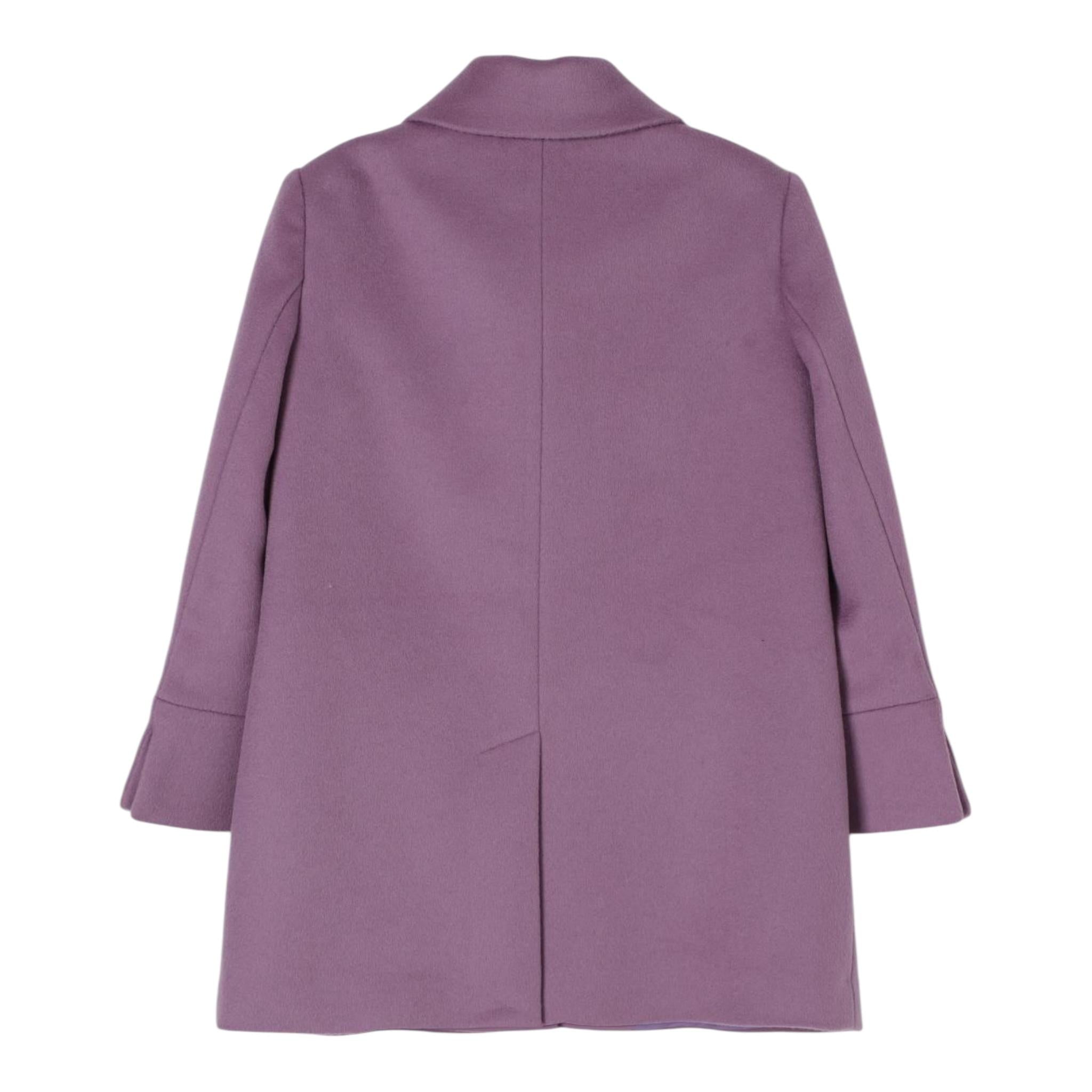 MAX&Co. cappotto tinta unita con bottoni Viola per Bambina MX0093 VIOLA MAX&Co. 