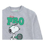 SAINT BARTH felpa girocollo tinta unita con stampa  Grigio per Bambino HUT000401217G GRIGIO SAINT BARTH 