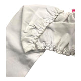 Wunderschöner Lulu Solid White Baby Mädchen Bolero