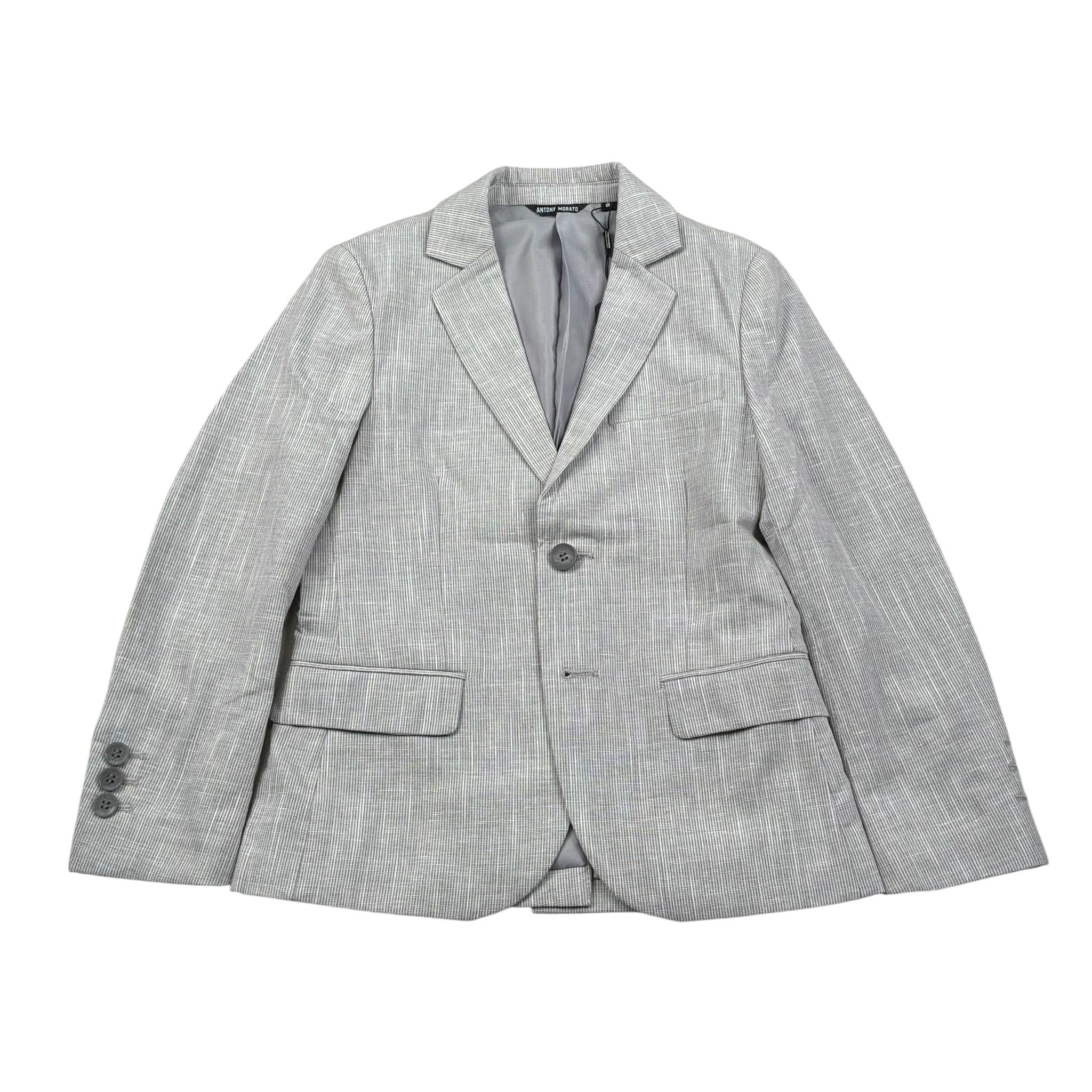 Antony Morato Giacca Tinta Unita con Microfantasia per Bambino JA00165 GRIGIO ANTONY MORATO 