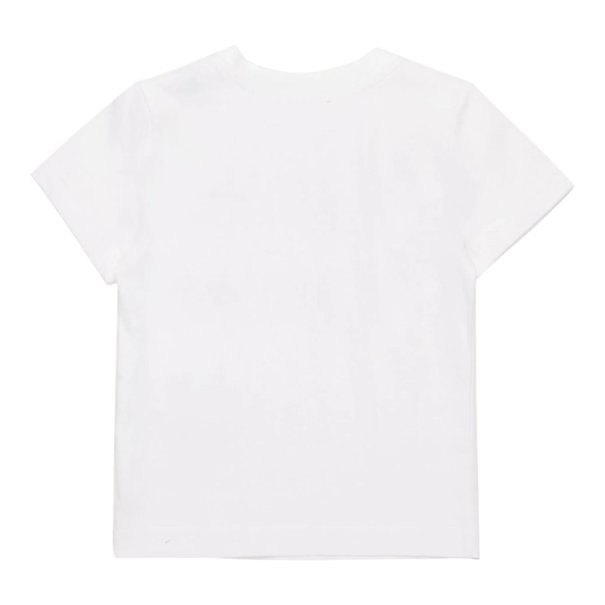 Diesel T-Shirt Girocollo tinta unita con Stampa Bianco per Neonato K00635O BIANCO DIESEL 